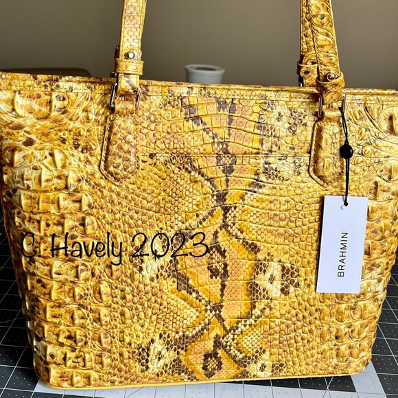 Brahmin Handbags - 💛💛NWT! Brahmin Medium Asher Tote Canary Solid Melbourne Leather💛💛